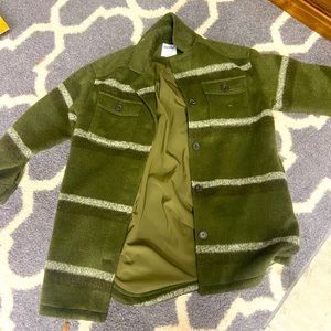 Old Navy Olive Wool Coat - image 1